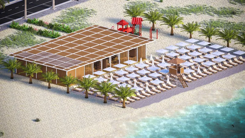Projekti: Stacion Plazhi Borsh, Himare. Projekt Arkitekture dhe Vizualizim.