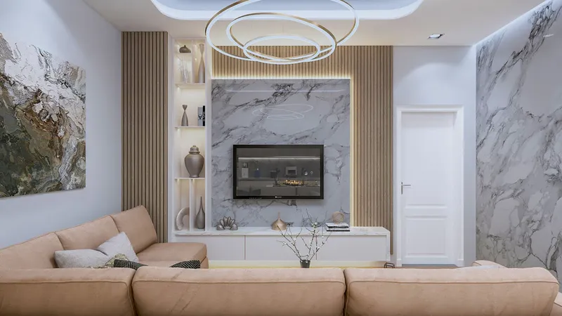 Interior Design, Livingroom and kitchen. Projekte Arkitekture
