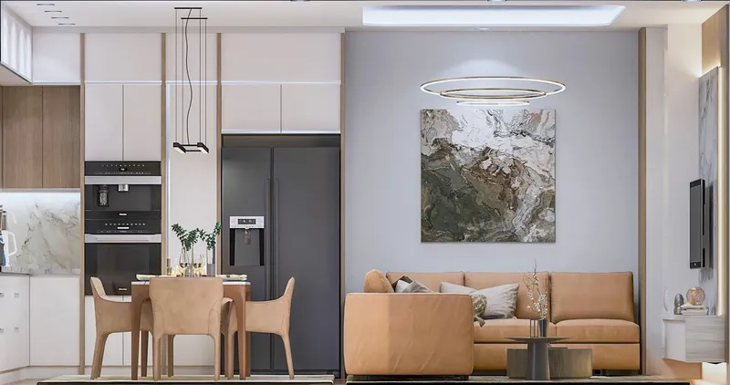 Interior Design, Livingroom and kitchen. Projekte Arkitekture